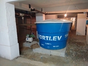 Instalação de caixa d'água para reuso - Condomínio Ceci e Peri - Bela Vista