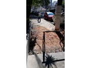 reconstrução de calçada